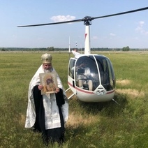 Оренбург освятили с неба