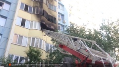 В Оренбурге загорелась квартира в многоэтажке на Транспортной