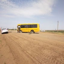 В Сакмарском районе школьный автобус попал в смертельное ДТП (18+)