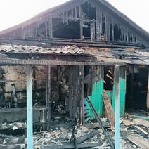 В Переволоцком районе огонь уничтожил жилой дом