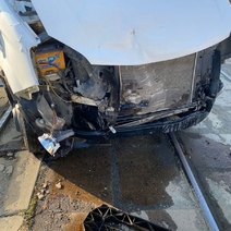 В Орске автоледи на Лэнд Крузере не уступила дорогу маршрутке