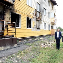 В Оренбурге решили восстановить пострадавший от пожара дом на Мирнинской