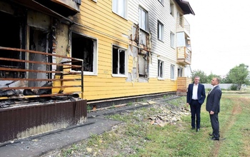 В Оренбурге решили восстановить пострадавший от пожара дом на Мирнинской