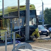 В Оренбурге пассажирский 