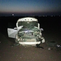 В Оренбуржье при столкновении легковушки с фурой пострадали двое