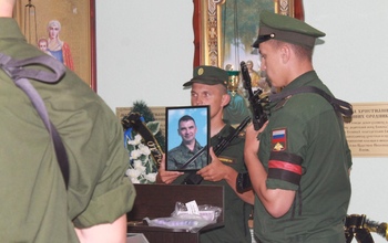 В Оренбургской области простились с двумя погибшими в ходе СВО бойцами