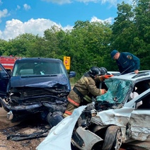 В Бугурусланском районе в жестком ДТП погибли два человека (18+)