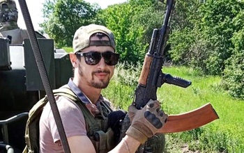 В Октябрьском районе проводили в последний путь погибшего на Украине мобилизованного бойца