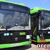 Оренбургу в пользование передали 23 новеньких автобуса ЛиАЗ