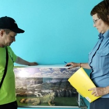 В ТЦ Оренбурга незаконно работает выставка животных