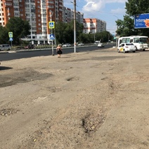 При ремонте ул. Терешковой въезд на пригородный автовокзал оставят разбитым?