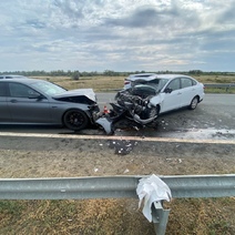 Под Соль-Илецком в ДТП с тремя авто погиб водитель «Ниссана» и двое пострадали (18+)
