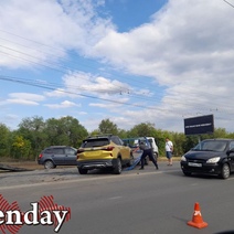 В Оренбурге на улице Театральной произошло ДТП