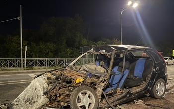 Под Оренбургом в жёстком ДТП погиб водитель «Лады Калины» (18+)