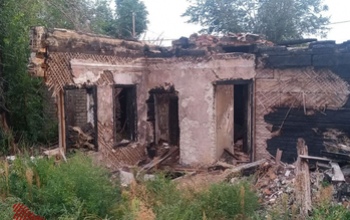 Сгоревший квартал в центре Оренбурга превратился в фавелы