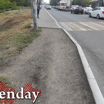 Десять метров тротуара оренбуржцы ждут третий год