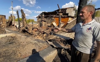 Слезы наворачиваются: в Оренбуржье пожар оставил без крова многодетную семью