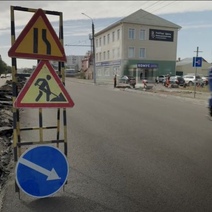 Работы на Терешковой ведут при отсутствии схем организации дорожного движения