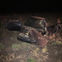 Под Бугурусланом ВАЗ с юными водителем и пассажиром слетел в кювет