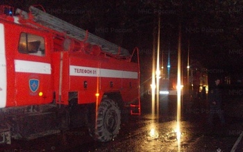 В Оренбургском районе ночью полыхал дом