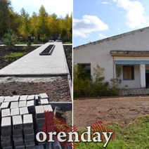 В Оренбуржье Аллею славы благоустраивают рядом с развалинами ДК