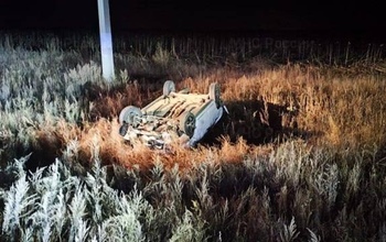 После ночной аварии в Курманаевском районе в больнице оказались три человека