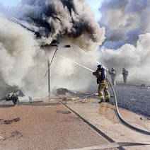 В Оренбурге локализован пожар в термальном комплексе «Облепиха»