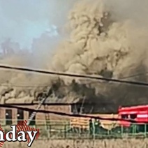 В Оренбурге произошел пожар на территории термального комплекса «Облепиха»