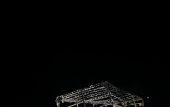 Под Шарлыком прямо на дороге дотла сгорела Газель