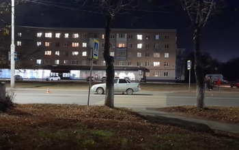 В Оренбурге «Приора» сбила женщину на пешеходном переходе