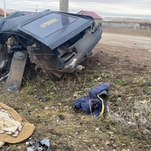 В Оренбурге в жестком ДТП погиб водитель автомобиля «Москвич» (18+)