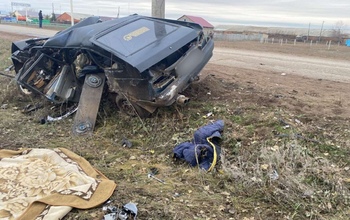 В Оренбурге в жестком ДТП погиб водитель автомобиля «Москвич» (18+)