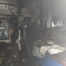 В Сорочинске сгорел торговый павильон