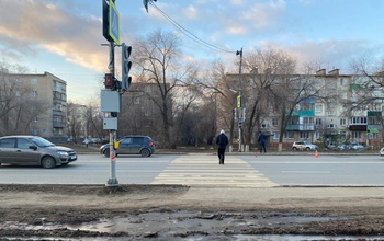 В Оренбурге иномарка сбила женщину на пешеходном переходе