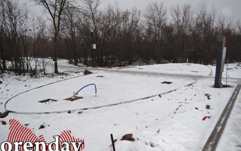 В Оренбурге срок установки входных групп в парке «Березка» продлили до лета 2024 года