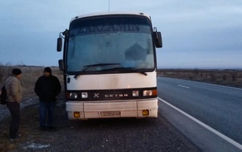В Оренбуржье спасены замерзающие пассажиры автобуса 