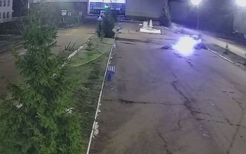 В центре Грачевки водитель без прав снес елку, но посадил новую