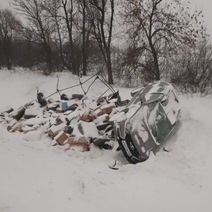 Машина с гуманитаркой из Оренбуржья перевернулась под Тольятти