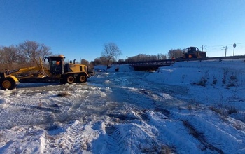 В Абдулинском горокруге закрыт для движения участок трассы