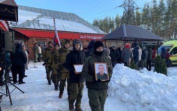 В Оренбургской области простились с погибшими на Украине бойцами