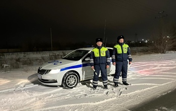 В Орске фура полная битума оказалась в беде 