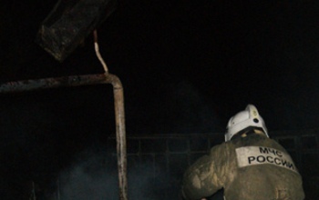 В Бугуруслане пожар унес жизнь двух человек