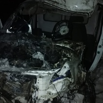 Под Соль-Илецком столкнулись DAF и ГАЗель, погиб водитель микроавтобуса