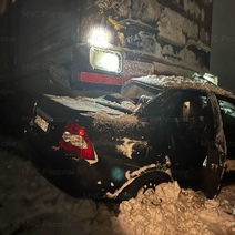 В Оренбургской области грузовой поезд протаранил автомобиль, погиб ребёнок