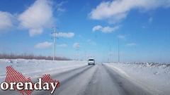 В Оренбургской области из-за гололёда перекрыты несколько трасс