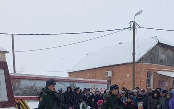 В Оренбургской области простились с погибшими на Украине бойцами