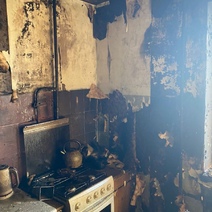 В Оренбурге на пожаре спасли семь человек, включая детей