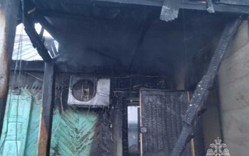 В Оренбуржье полыхали пожары, а огнеборцы отстояли жилые дома