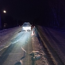 В Саракташском районе водитель Lada Largus наехал на лежащего на дороге мужчину (18+)