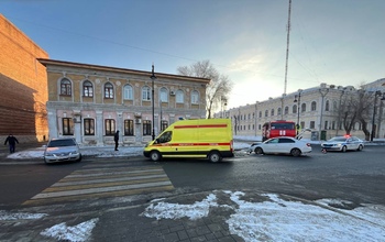 В Оренбурге при столкновении иномарок пострадали два человека